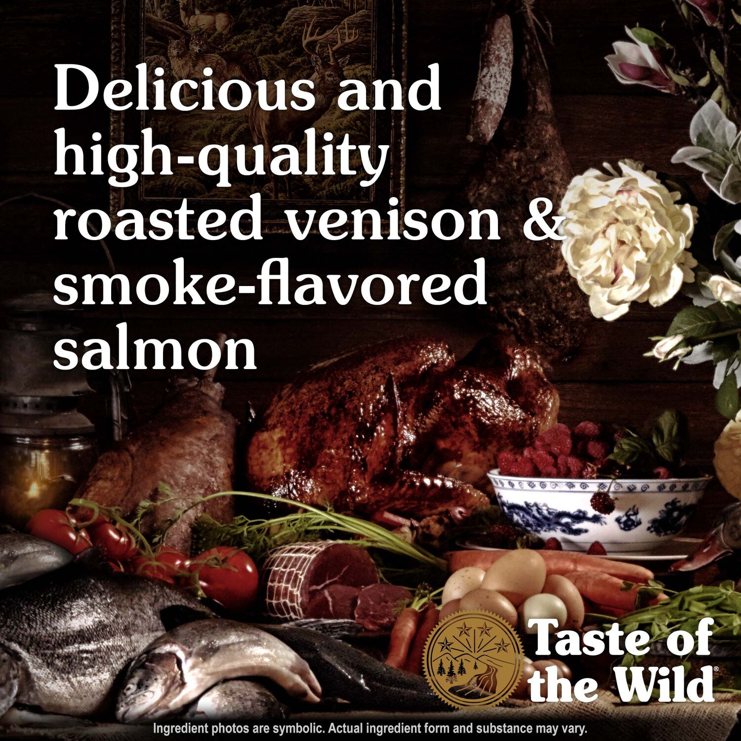 Taste Of The Wild Dry Cat Food, Rocky Mountain Recipe With Roasted Venison & Smoke-Flavored Salmon Recipe, 5-Lb Bag.