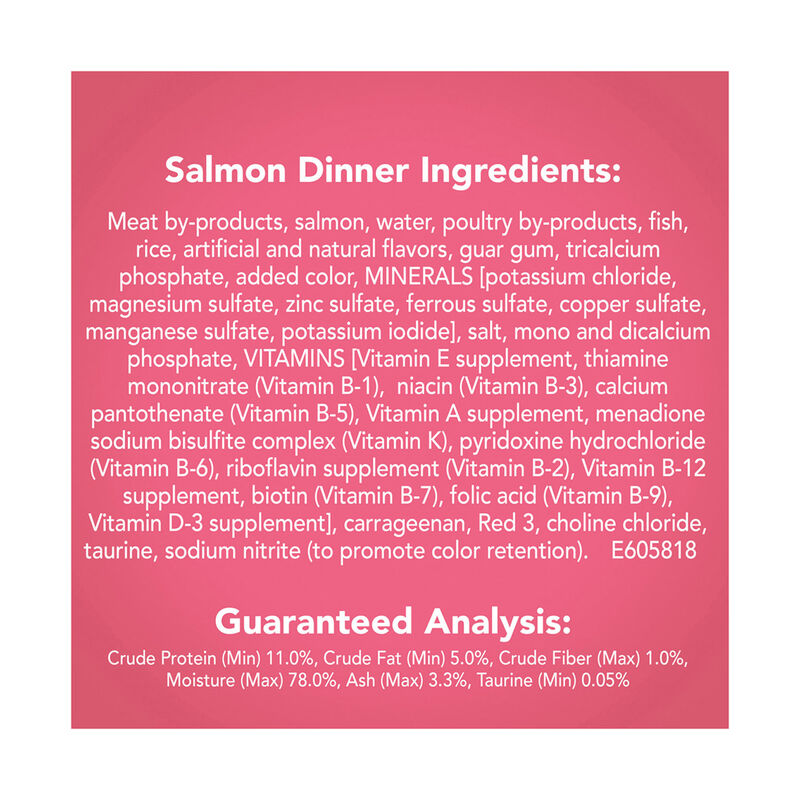 Classic Pate Salmon Dinner Cat Food