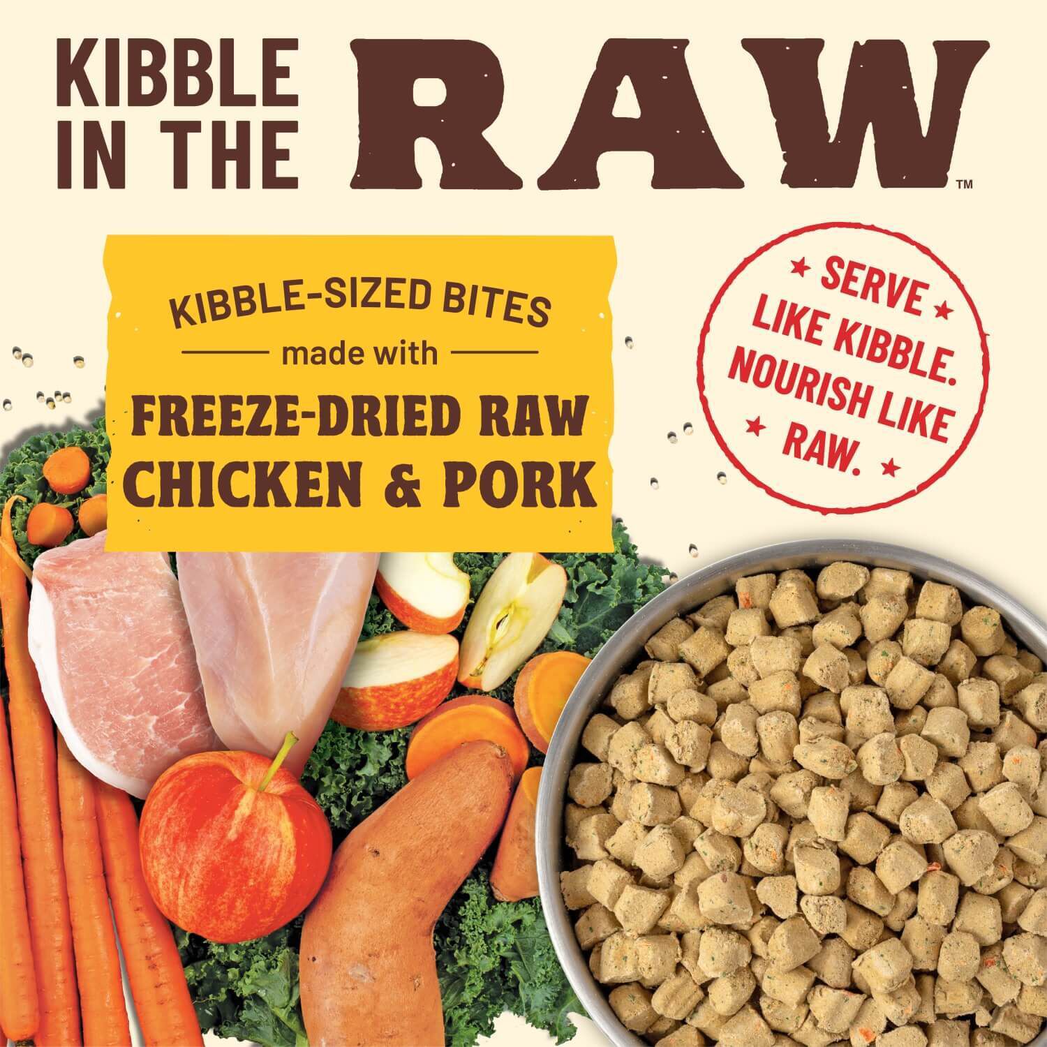 Primal Kibble In The Raw Puppy Recipe Freeze Dried Dog Food