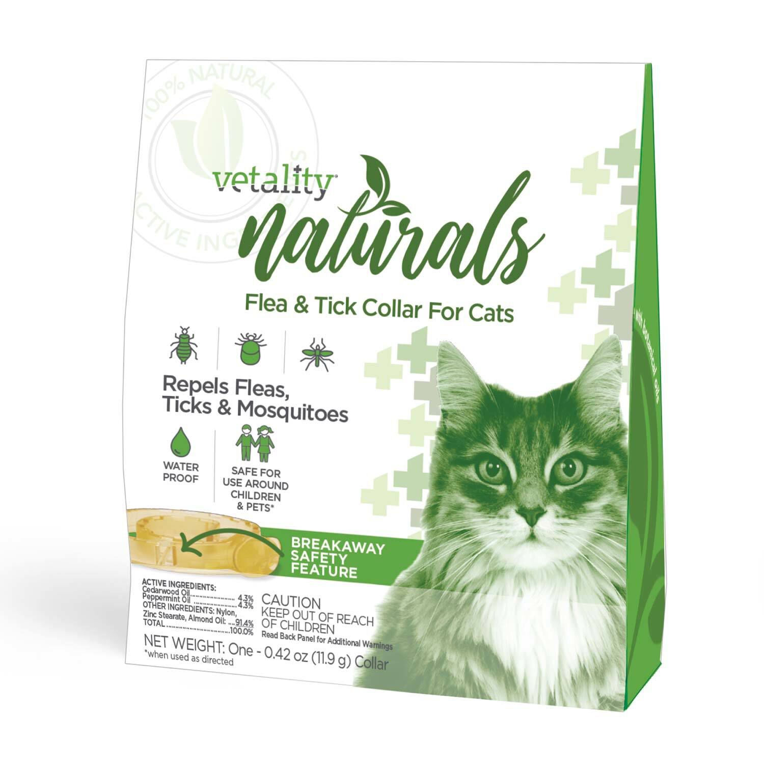 Vetality Naturals Flea & Tick Collar For Cats  - 4 Months
