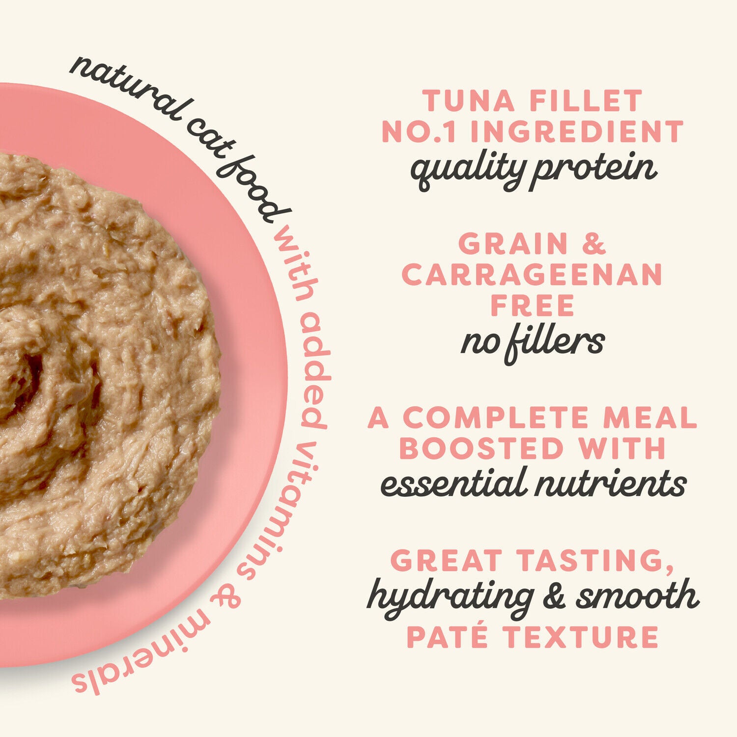 Applaws&trade; Vitality Natural Adult Wet Cat Food With Added Vitamins & Minerals, Tuna Fillet & Salmon P&acirc;t&eacute; Recipe In Broth, 2.47-Oz
