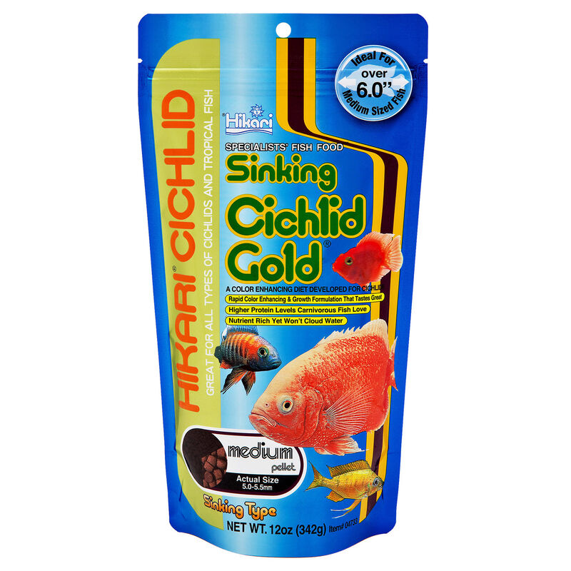 Sinking Cichlid Gold Medium Fish Food