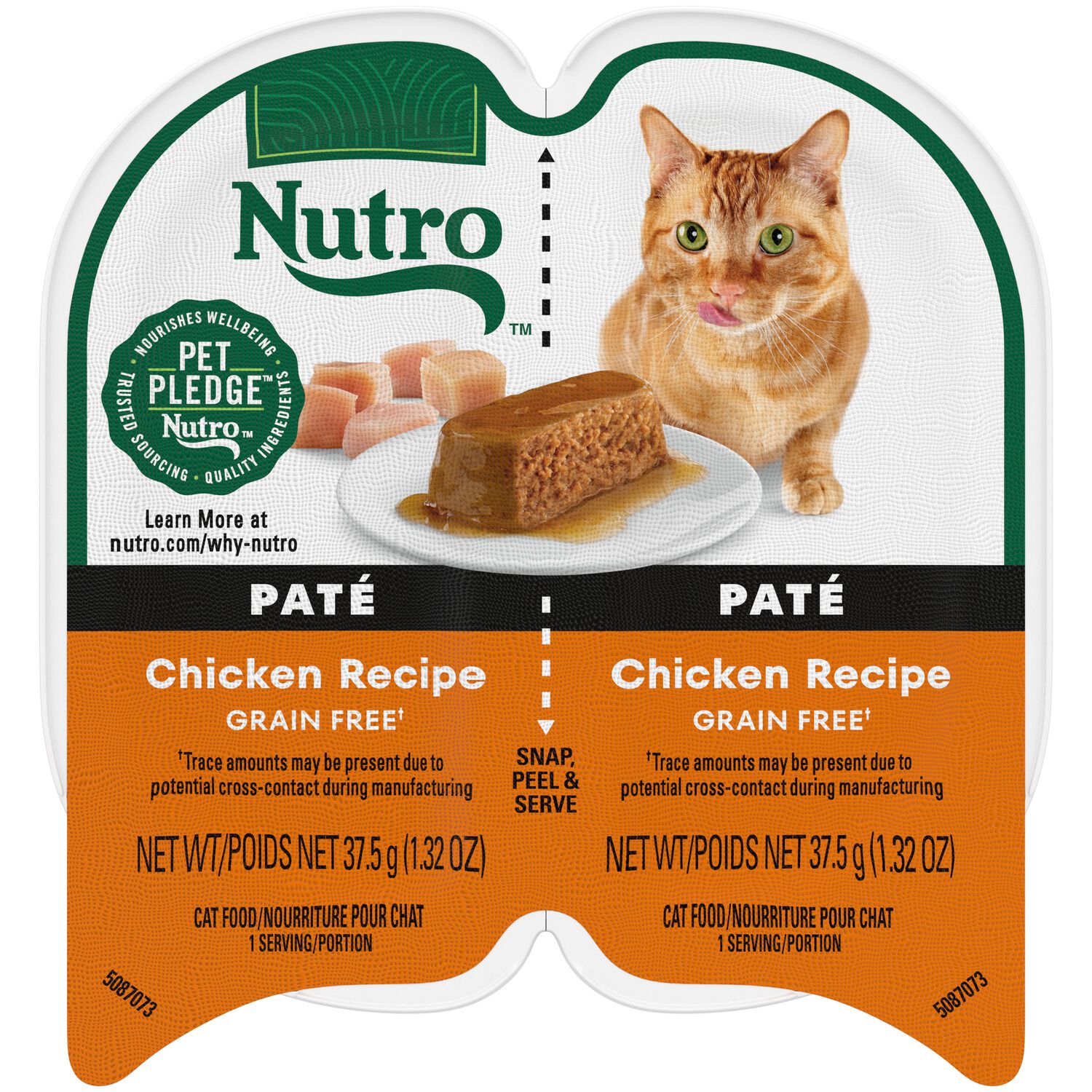 Nutro Perfect Portions Pate Real Chicken Cat Food, 2.64-Oz