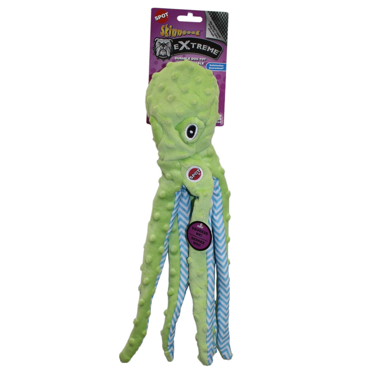 Spot Skinneeez Extreme Triple Squeak Octopus