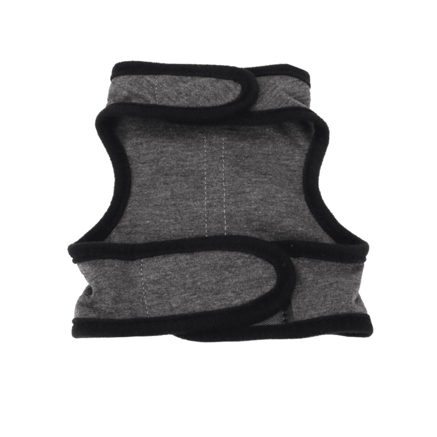 Coastal Pet Products Adjustable Cat Wrap Harness With 6' Leash, Gray, 11"-16"