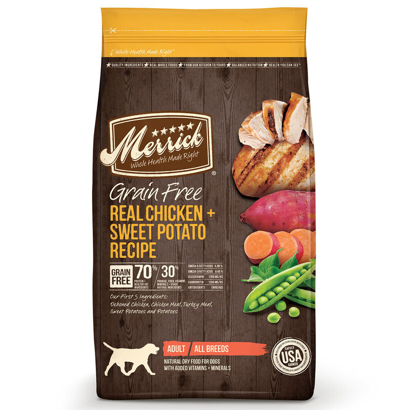 Grain Free Real Chicken + Sweet Potato Recipe Dog Food image number 1