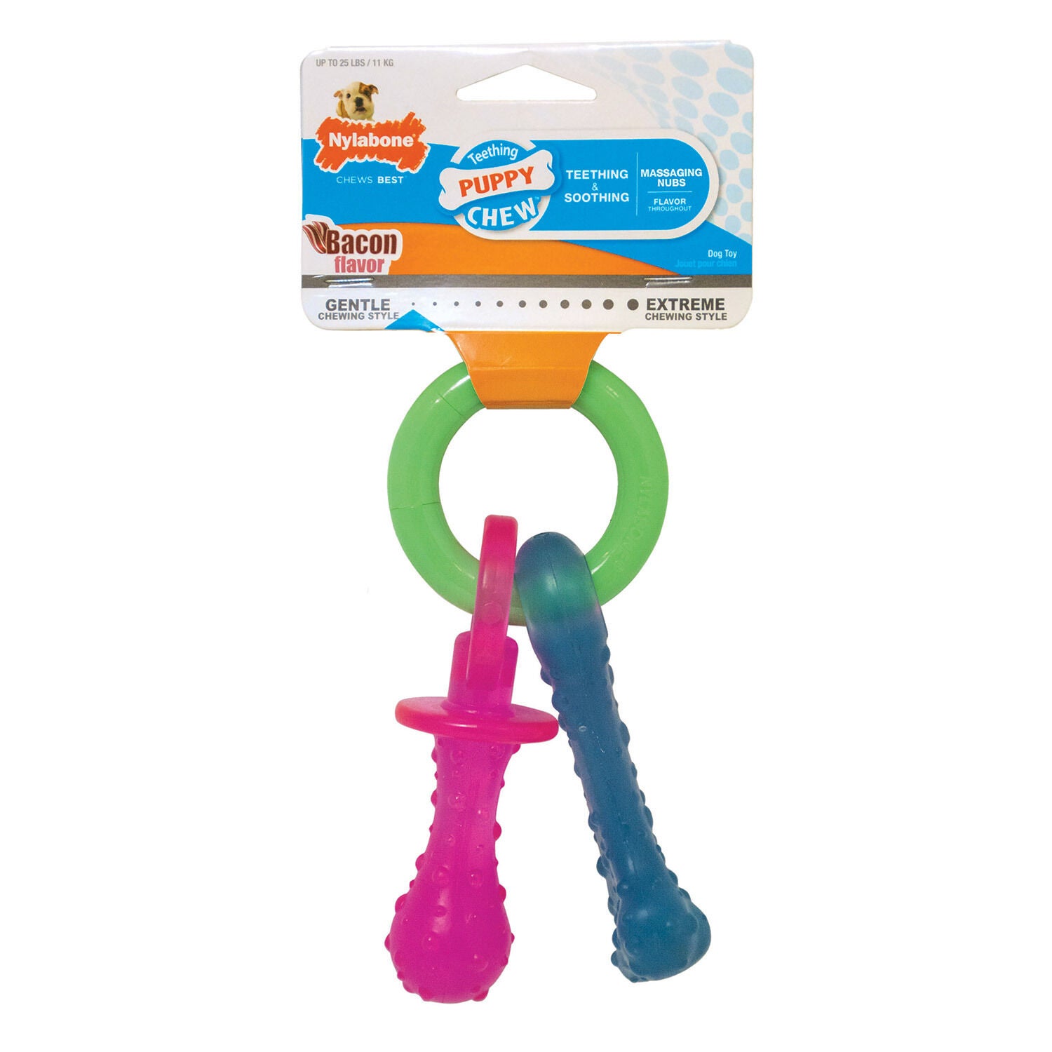 Nylabone Puppy Chew Teething Rings Dog Toy