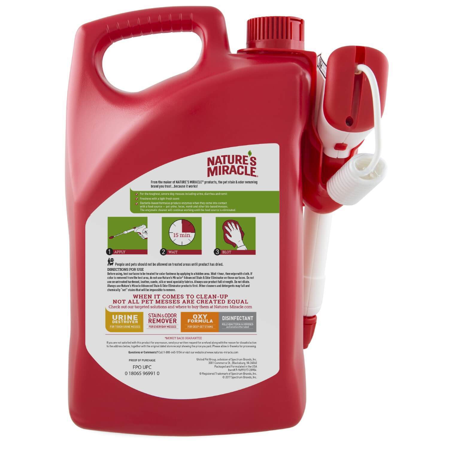 Nature's Miracle Accushot Stain & Odor Remover Advanced Formula