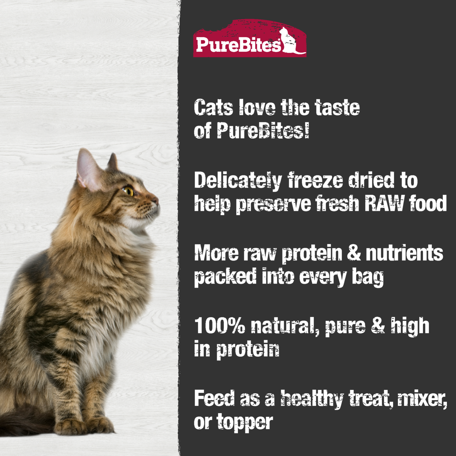 Purebites Freeze-Dried Cat Treats, Chicken Hearts, 1.09-Oz
