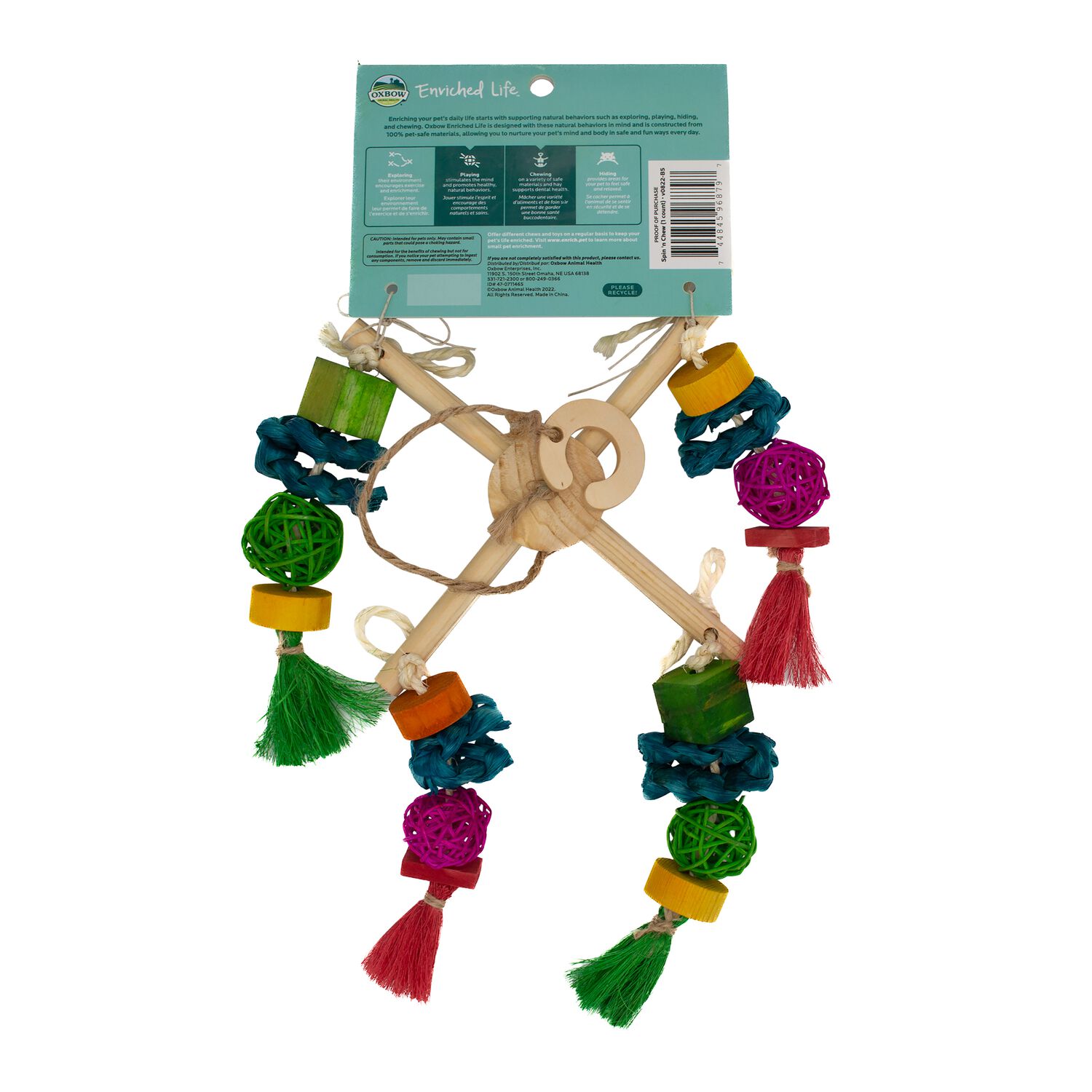 Oxbow Enriched Life Spin 'N Chew Small Animal Chew Toy