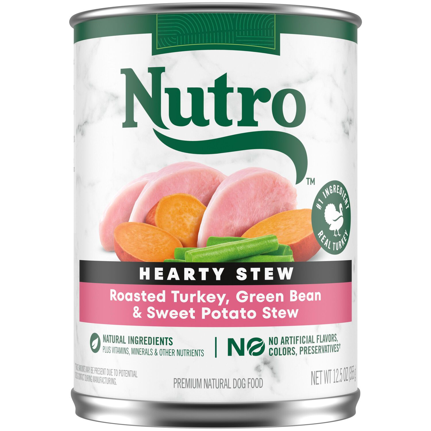 Nutro Hearty Stew Cuts In Gravy Roasted Turkey, Sweet Potato & Green Bean Stew Wet Dog Food