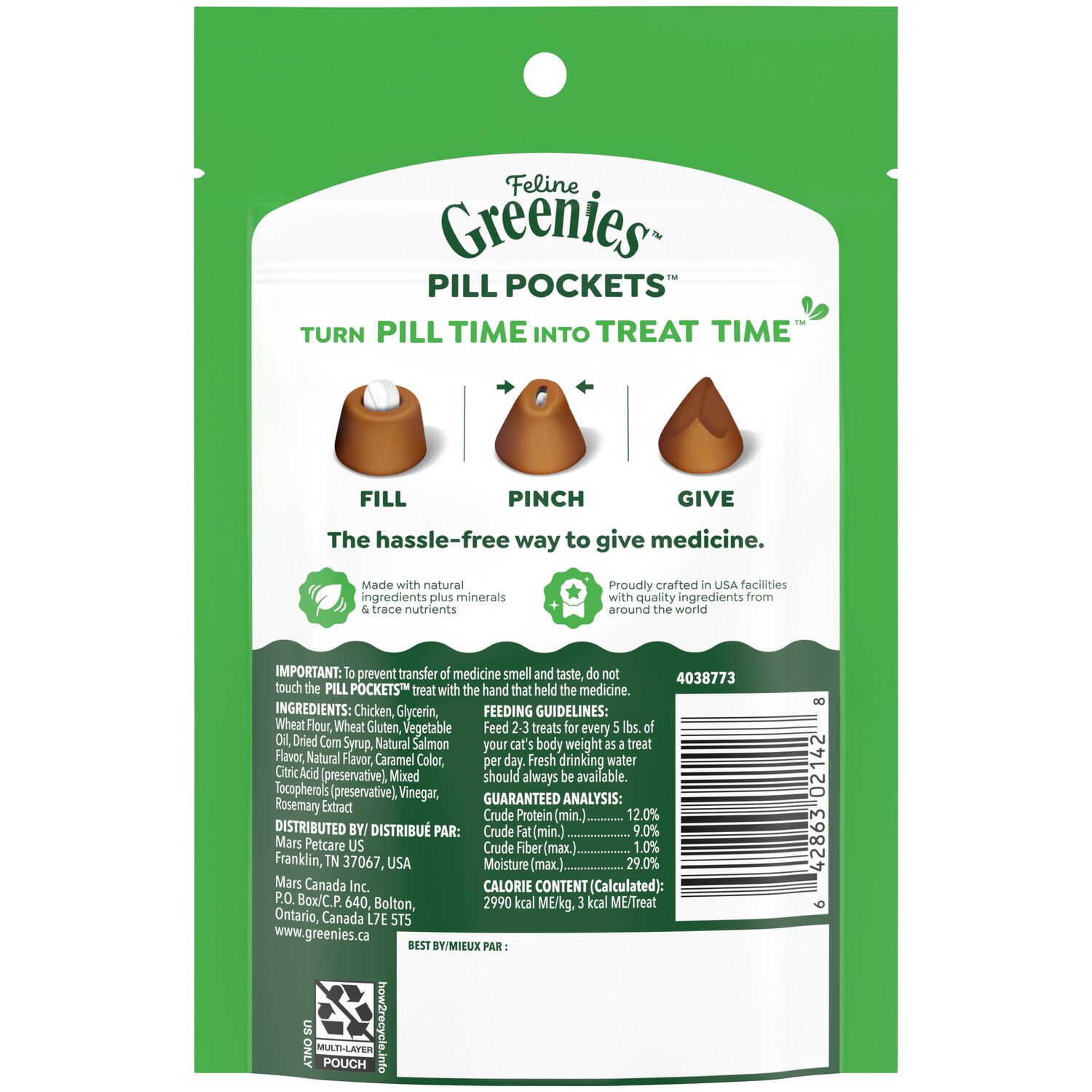Greenies Pill Pockets&nbsp;Salmon Flavor Dog Treats, 45 Count