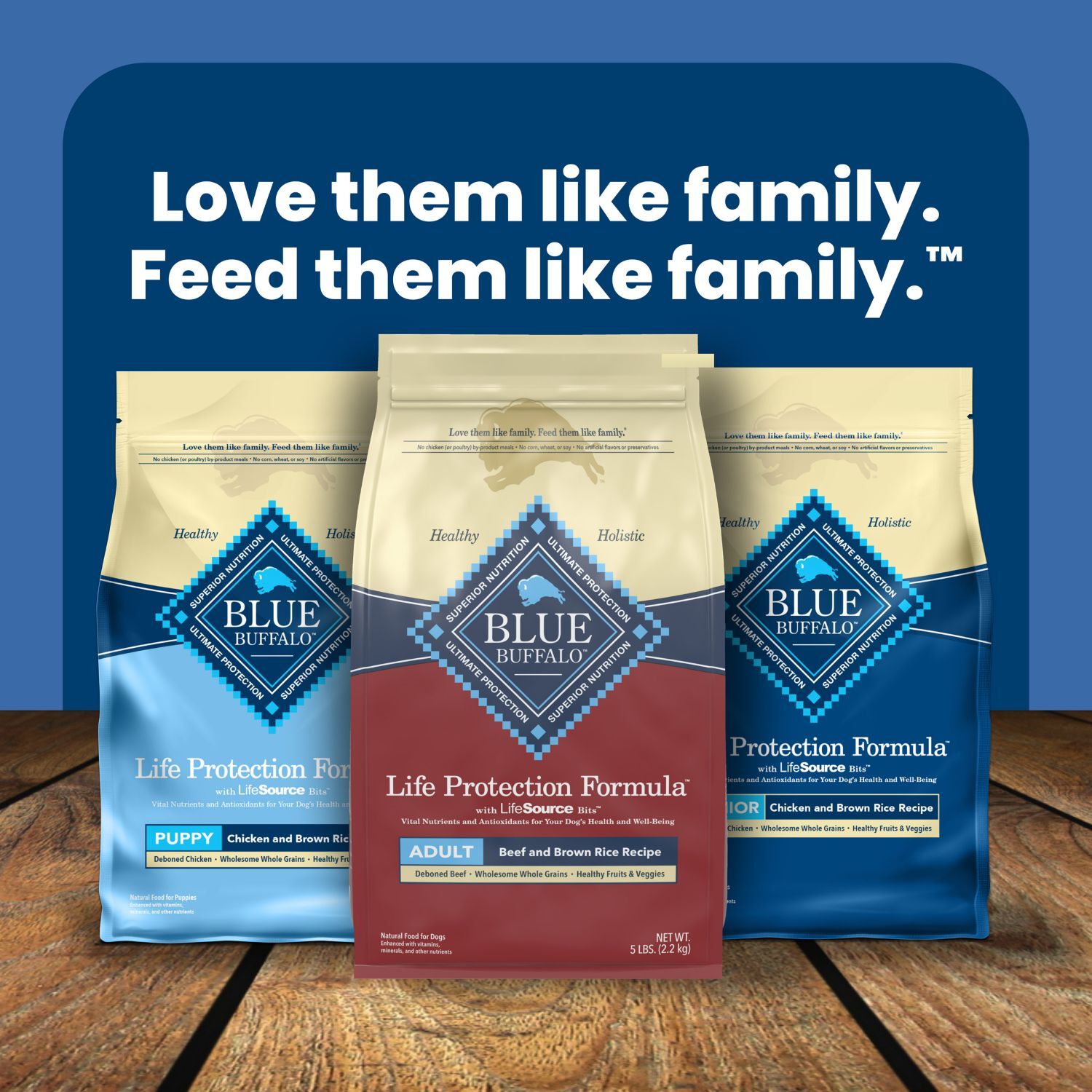 Blue Buffalo Life Protection Formula Beef And Brown Rice Adult Dry Dog Food, 5-Lb