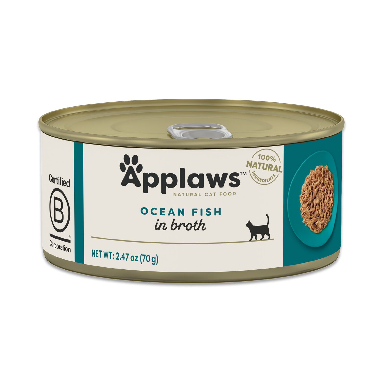 Applaws&trade; Natural Wet Cat Food Ocean Fish In Broth, 2.47-Oz