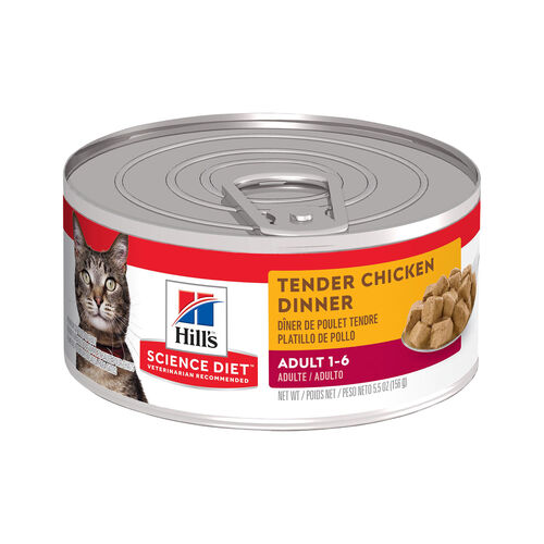 Hill'S Science Diet Adult Tender Chicken Dinner Cat Food