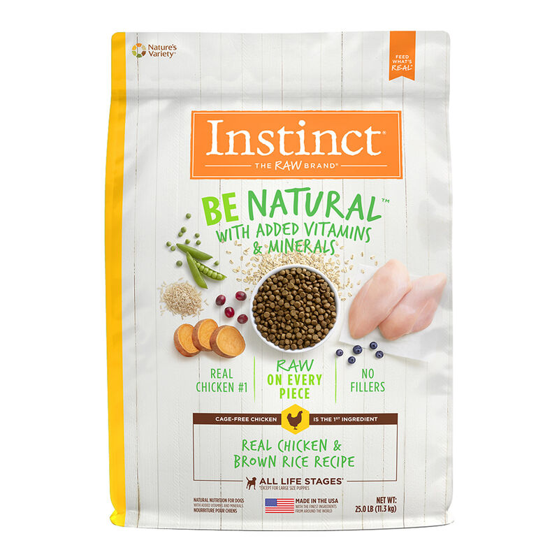Instinct Be Natural Chicken & Brown Rice Dry Dog Food