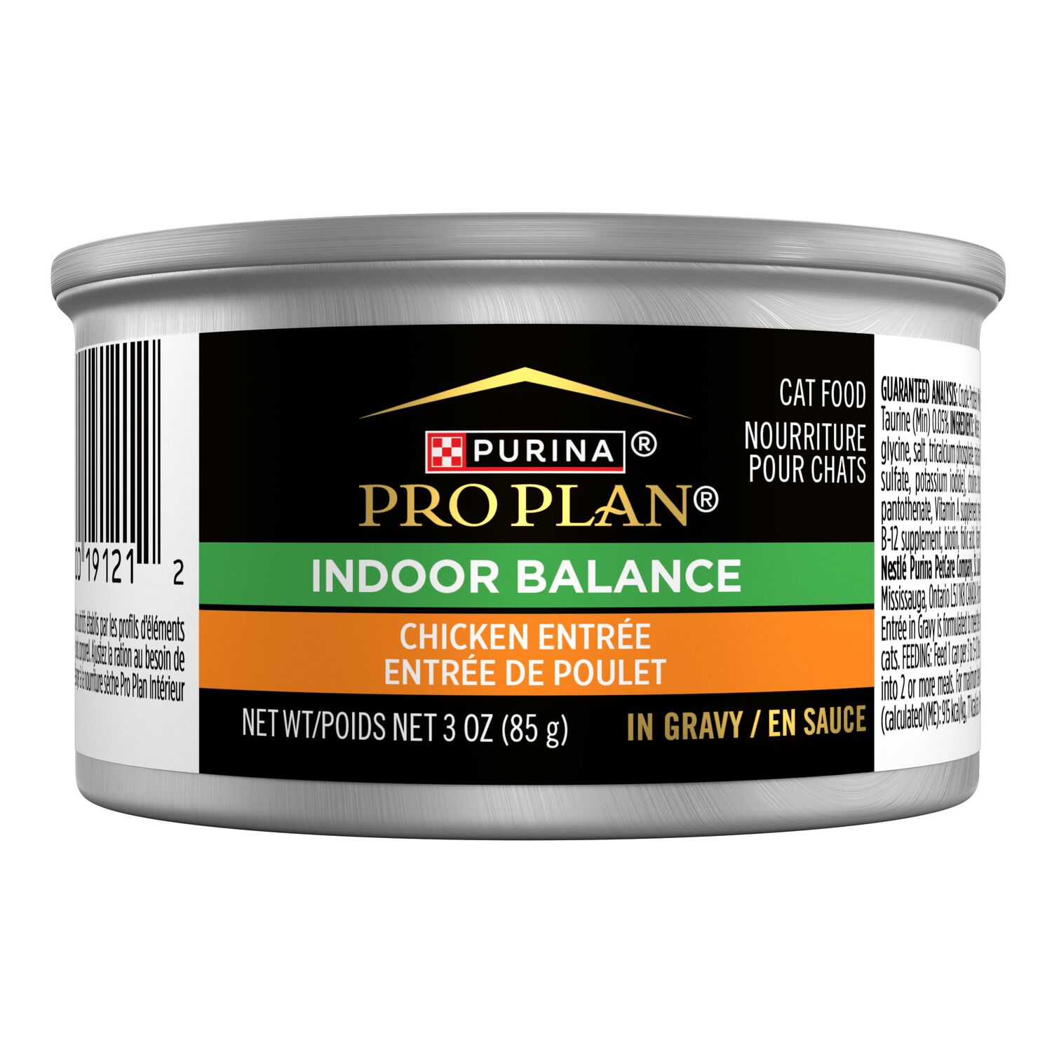 Purina Pro Plan Indoor Balance Chicken Entree In Gravy Wet Cat Food, 3-Oz