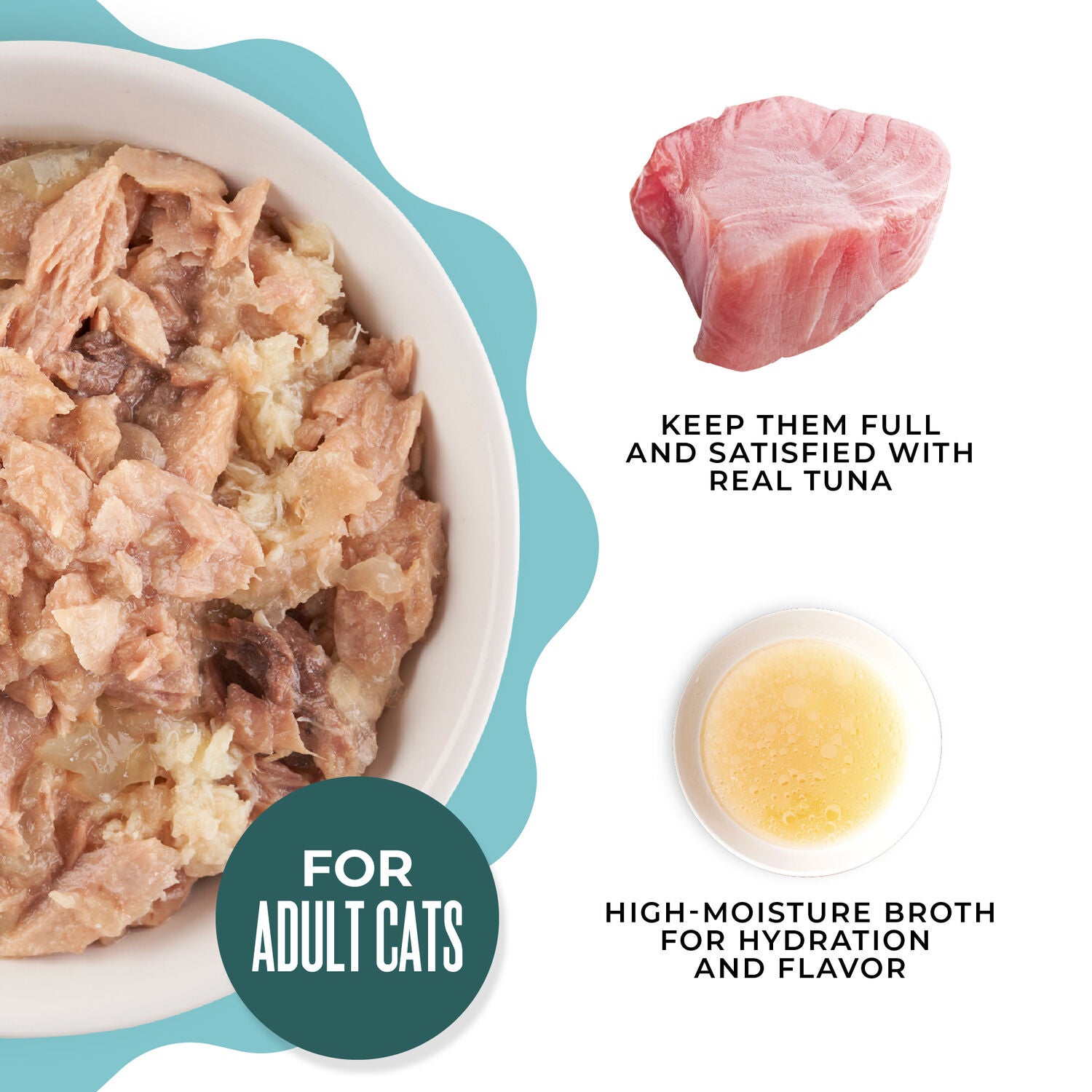 Tiki Cat Gelee Wet Cat Food, Tuna Variety Pack, 2.8 Oz. Pouch (12 Count)