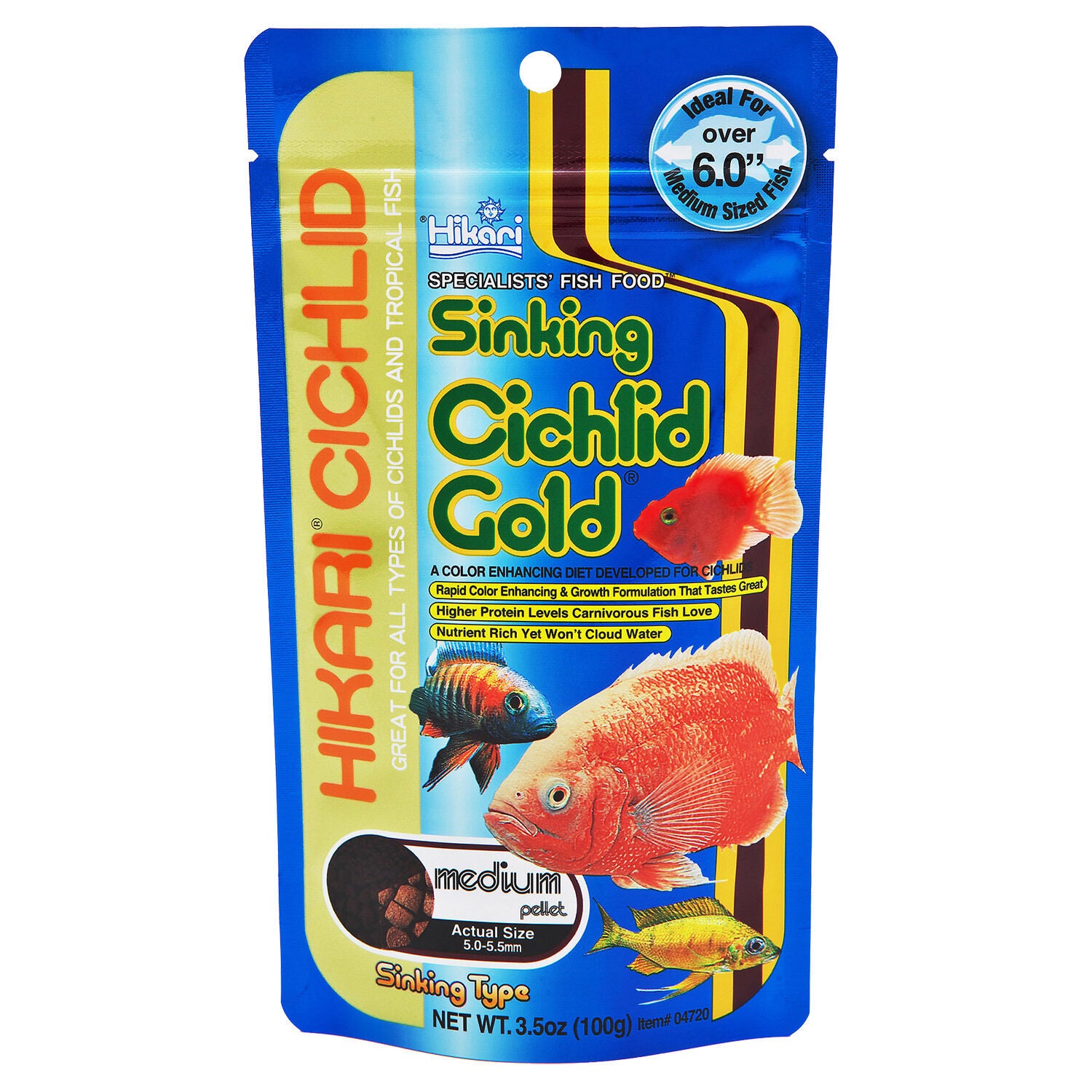 Hikari Sinking Cichlid Gold Medium Fish Food