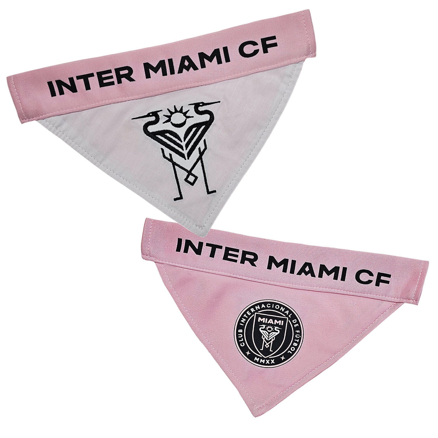 Pets First Inter Miami Reversible Dog Bandana, Large/Extra Large