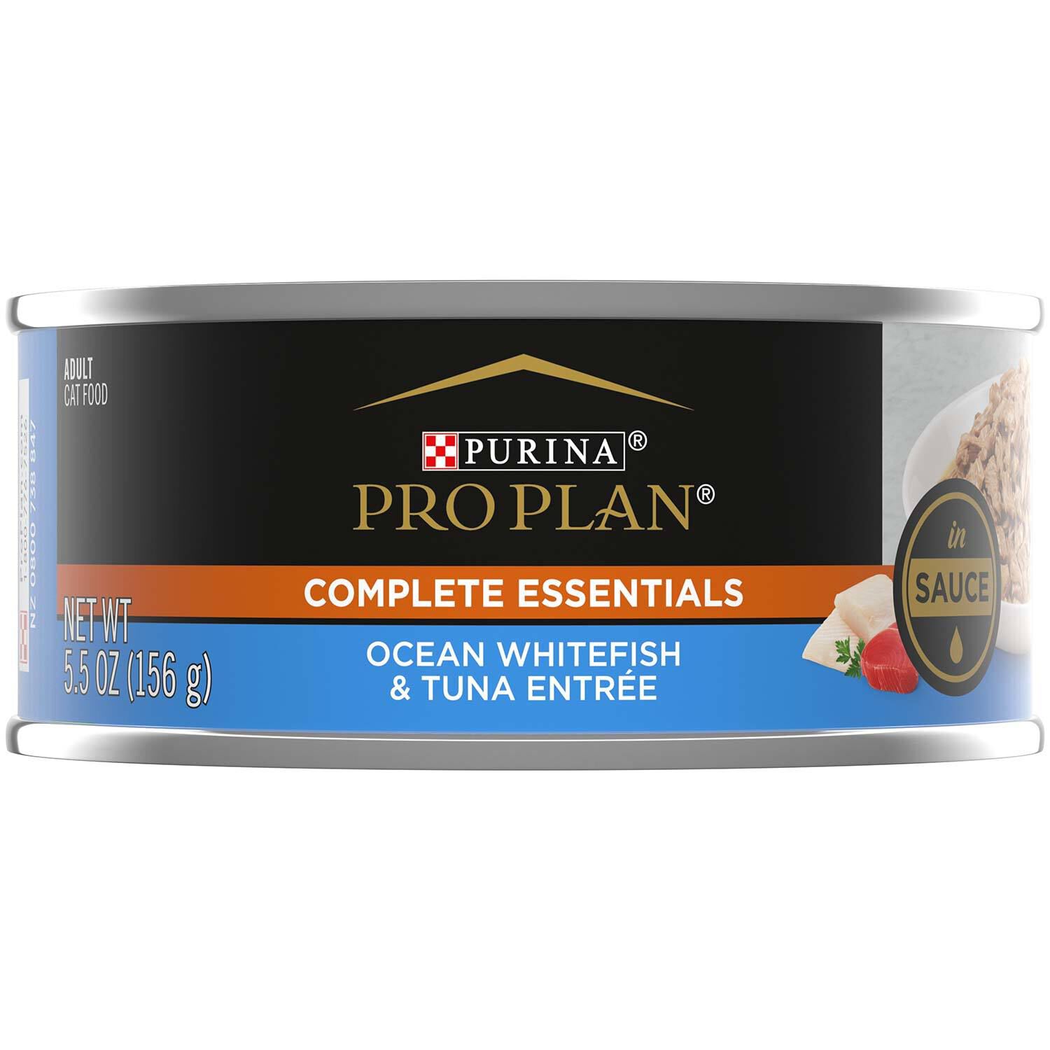 Purina Pro Plan Ocean Whitefish & Tuna Entree In Sauce Cat Food