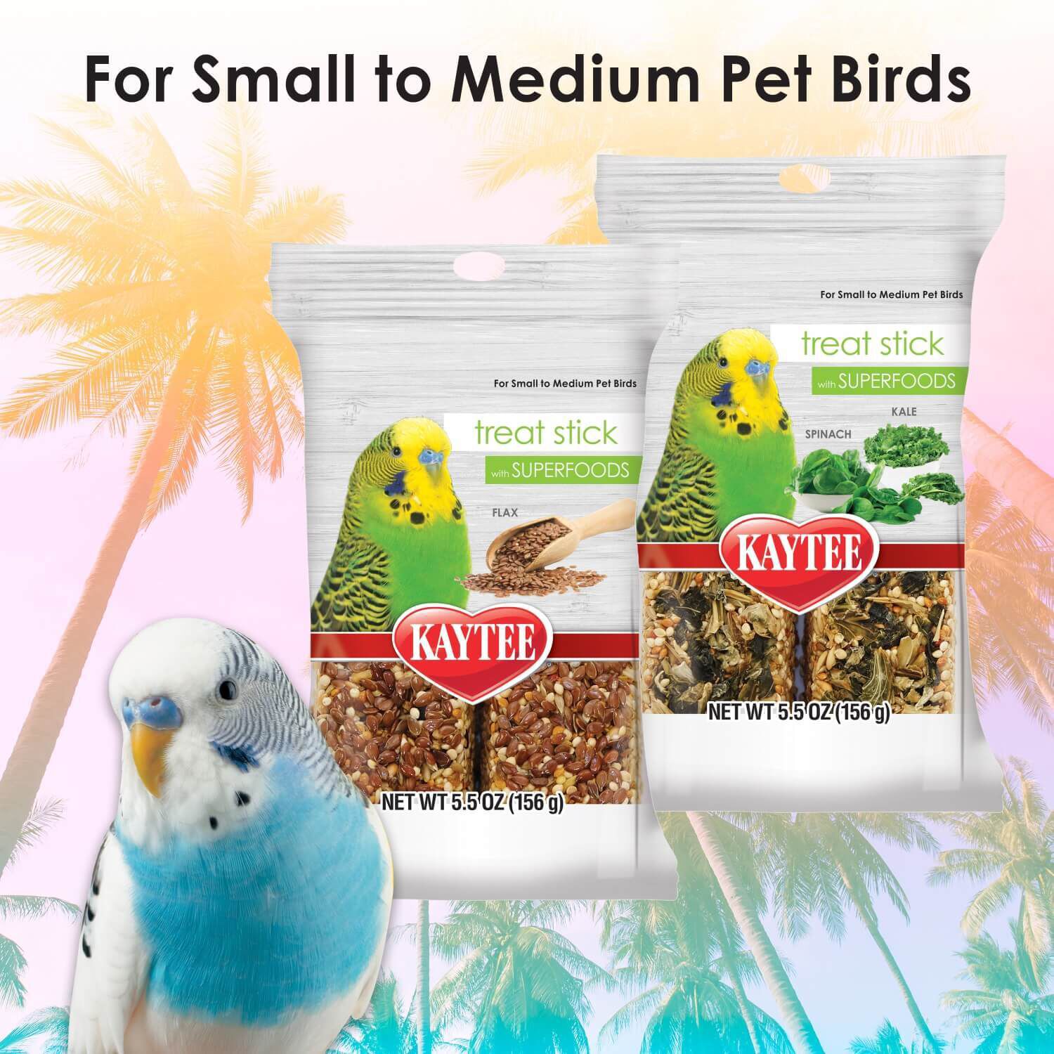 Kaytee Avian Superfood Treat Sticks, Flax