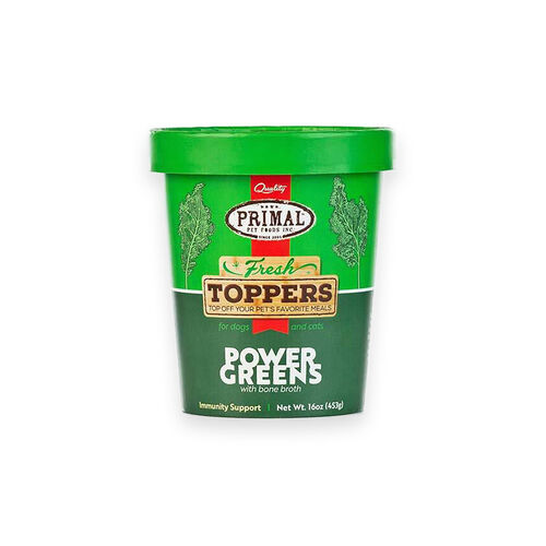 Primal Frozen Fresh Topper - Power Greens Dog & Cat Food Topper