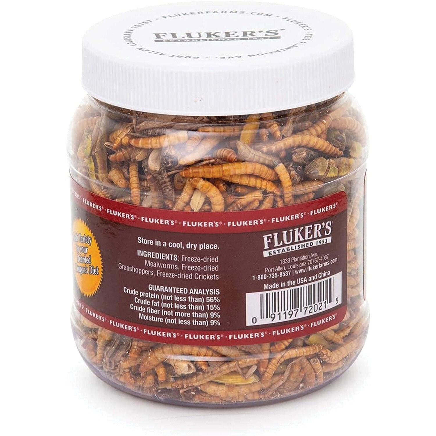 Fluker's Freeze Dried Medley Bearded Dragon Treat, 1.8-Oz