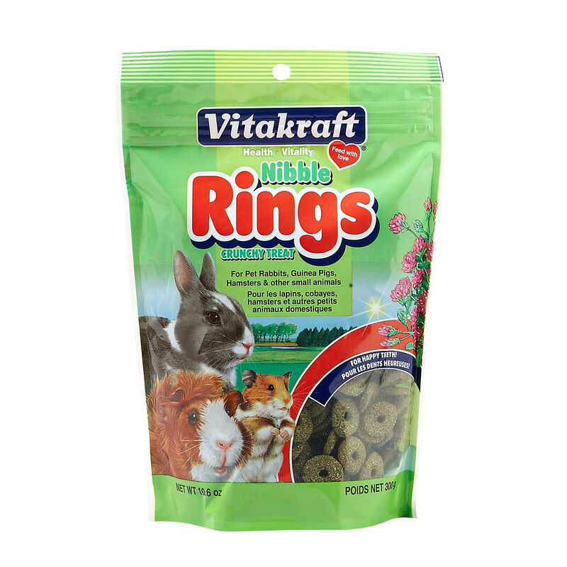 Nibble Rings Crunchy Small Animal Treat image number 1