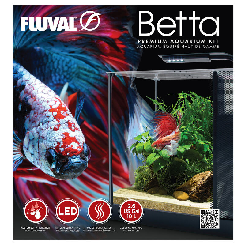Fluval Premium Betta Kit - 10 L (2.6 Us Gal)