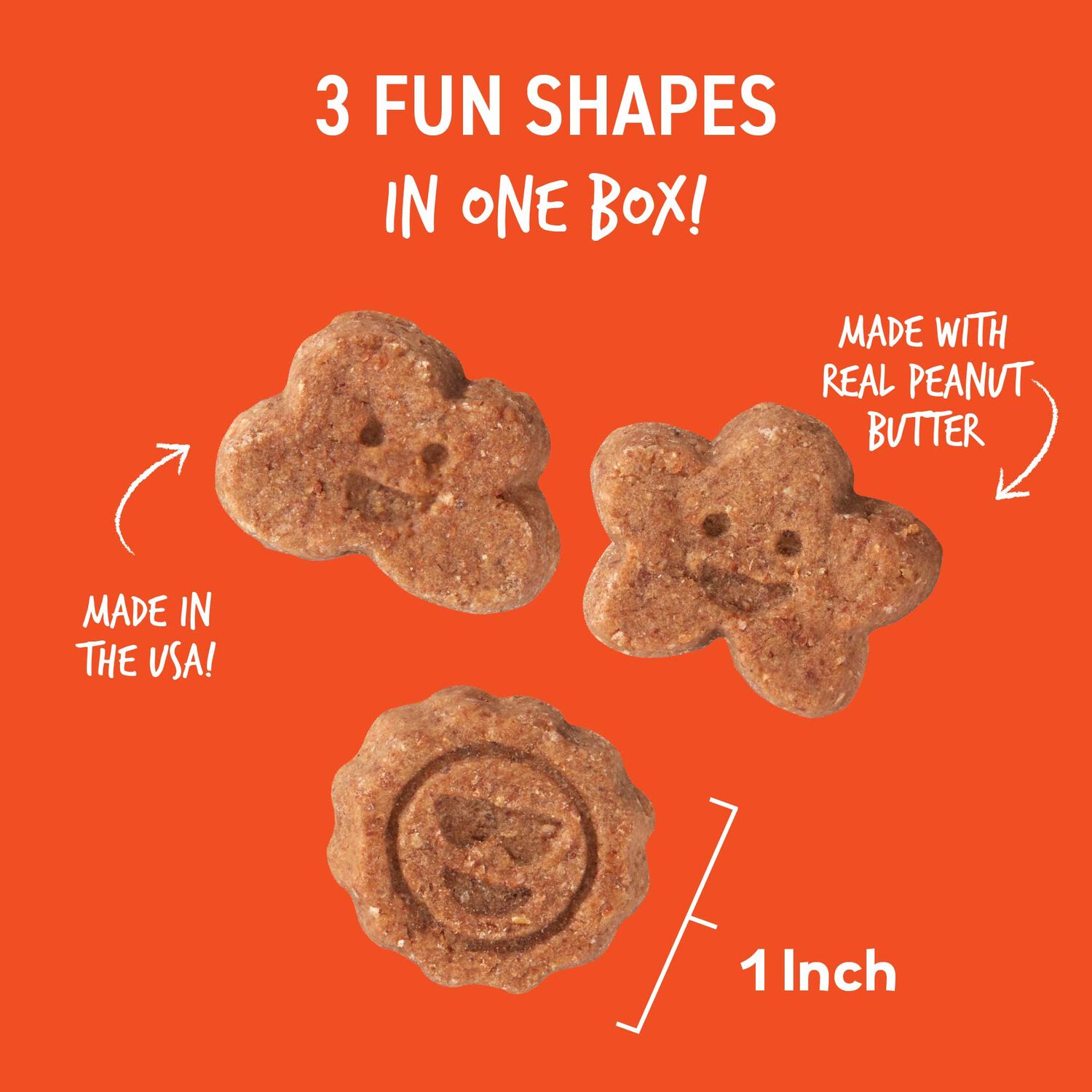 Wag More Bark Less Soft Chews Dog Treats, Peanut Butter, 6-Oz