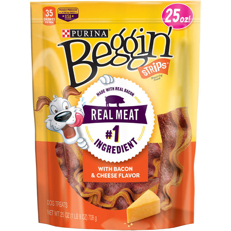 Purina Beggin' Strips Bacon & Cheese Dog Treat
