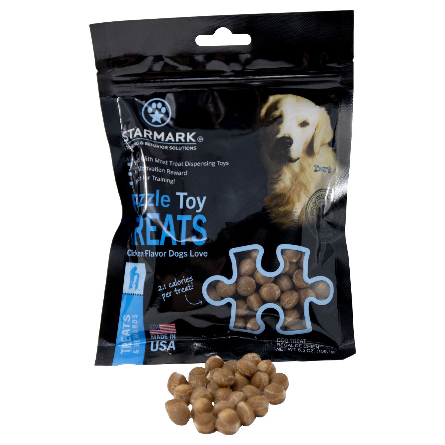 Starmark Puzzle Toy Dog Treats, Chicken Flavor, 5.5-Oz