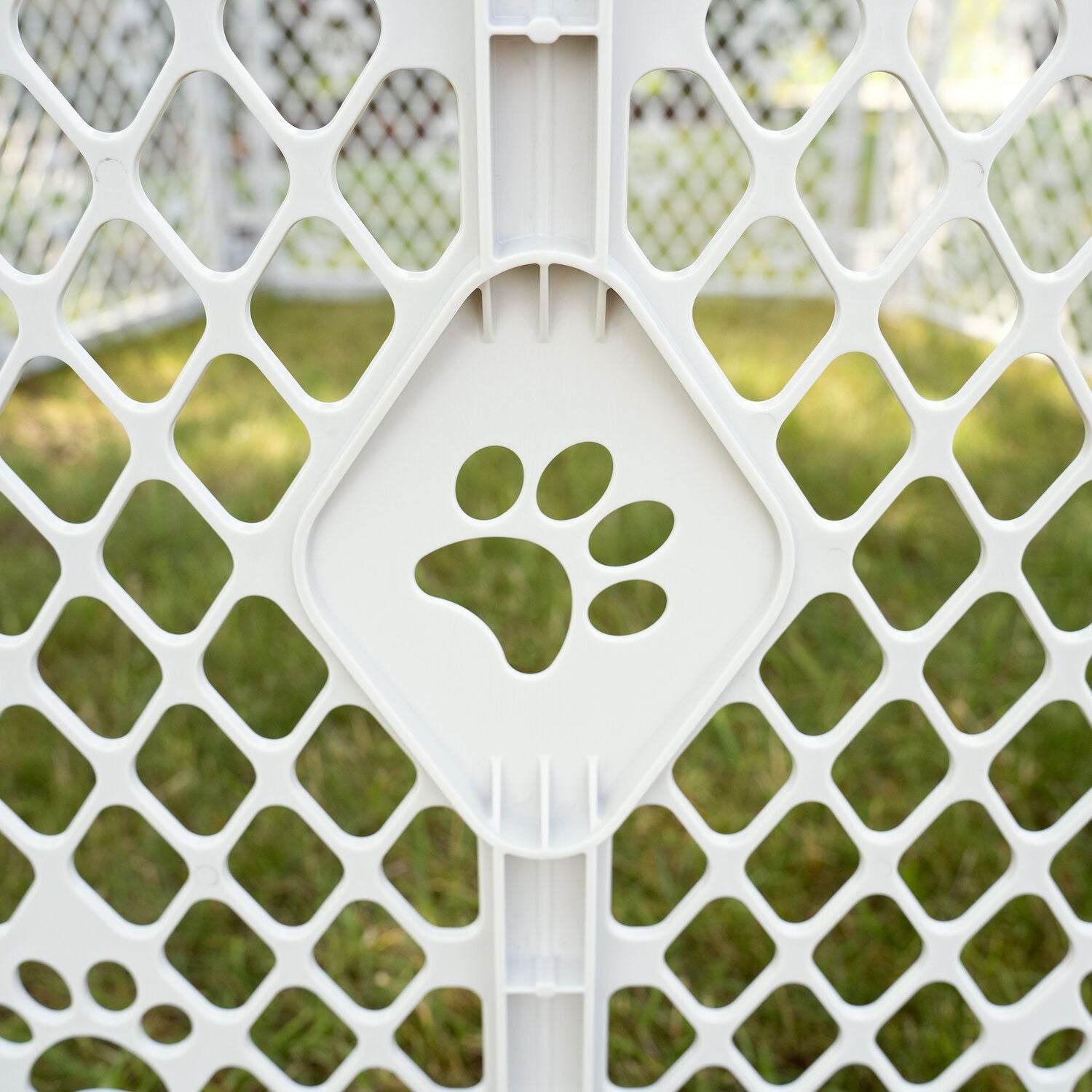 Mypet Paws Petyard 6-Panel Dog Exercise Pen, 26" High - Gray