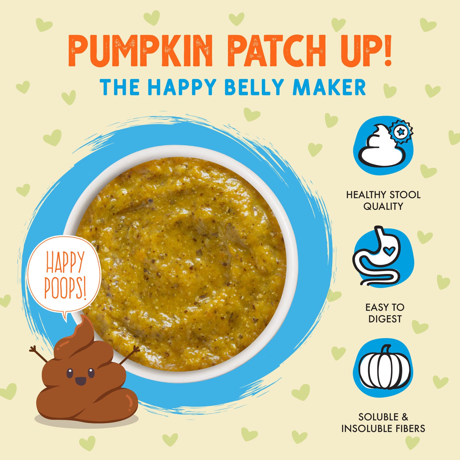 Weruva Pumpkin Patch Up Pumpkin With Coconut Oil & Flaxseed Wet Dog & Cat Food Topper, 2.8-Oz Pack Of 12