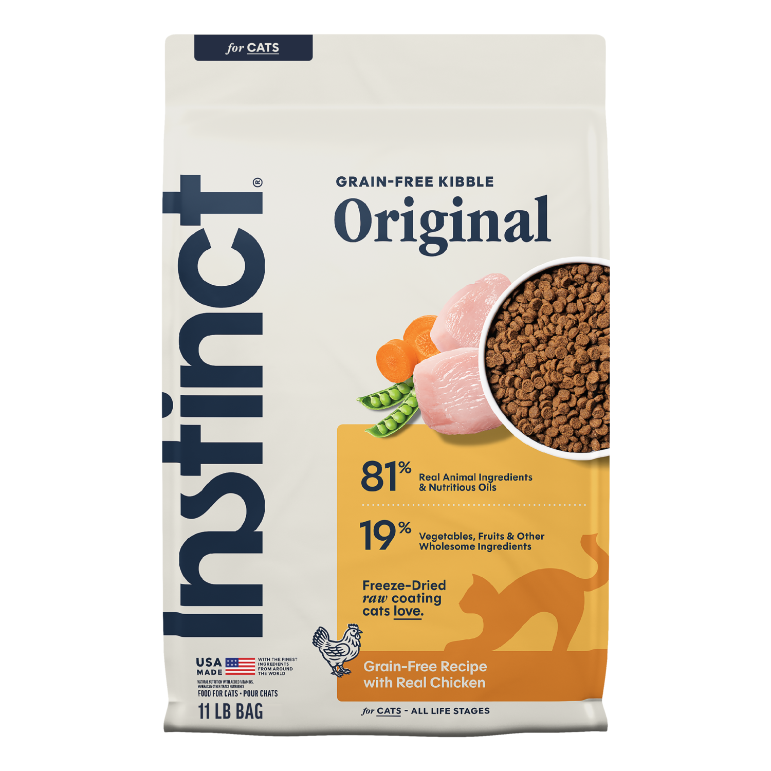 Instinct Original Grain-Free Recipe With Real Chicken Dry Cat Food