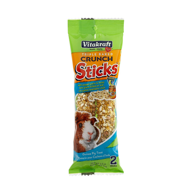 Triple Baked Crunch Sticks With Popped Grains & Honey Guinea Pig Treat 4oz