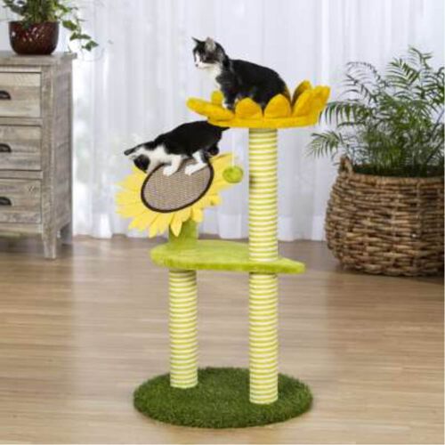 Sunflower Playground Cat Tree With Scratching Post