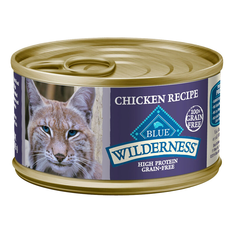 Blue Buffalo Wilderness Grain Free Chicken Recipe Adult Wet Cat Food