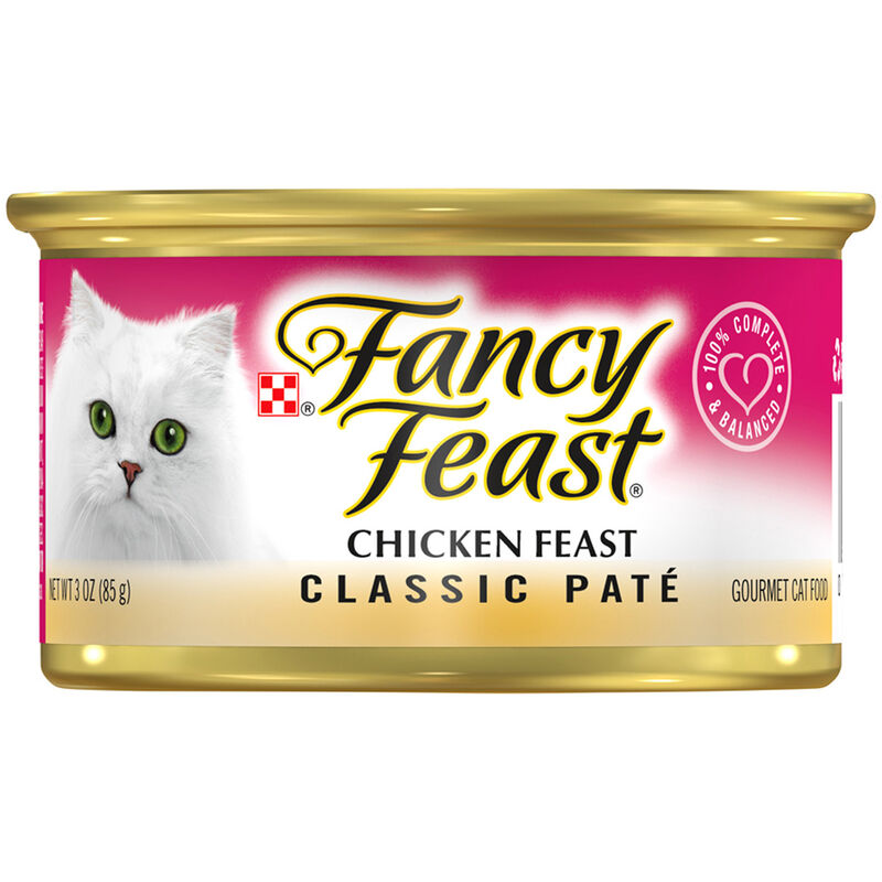 Fancy Feast Chicken Feast Pate Classic Grain Free Wet Cat Food