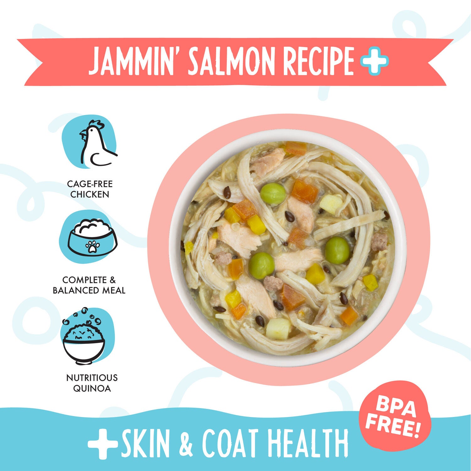 Weruva Meals 'N More Jammin' Salmon Recipe Plus Wet Dog Food, 3.5-Oz.