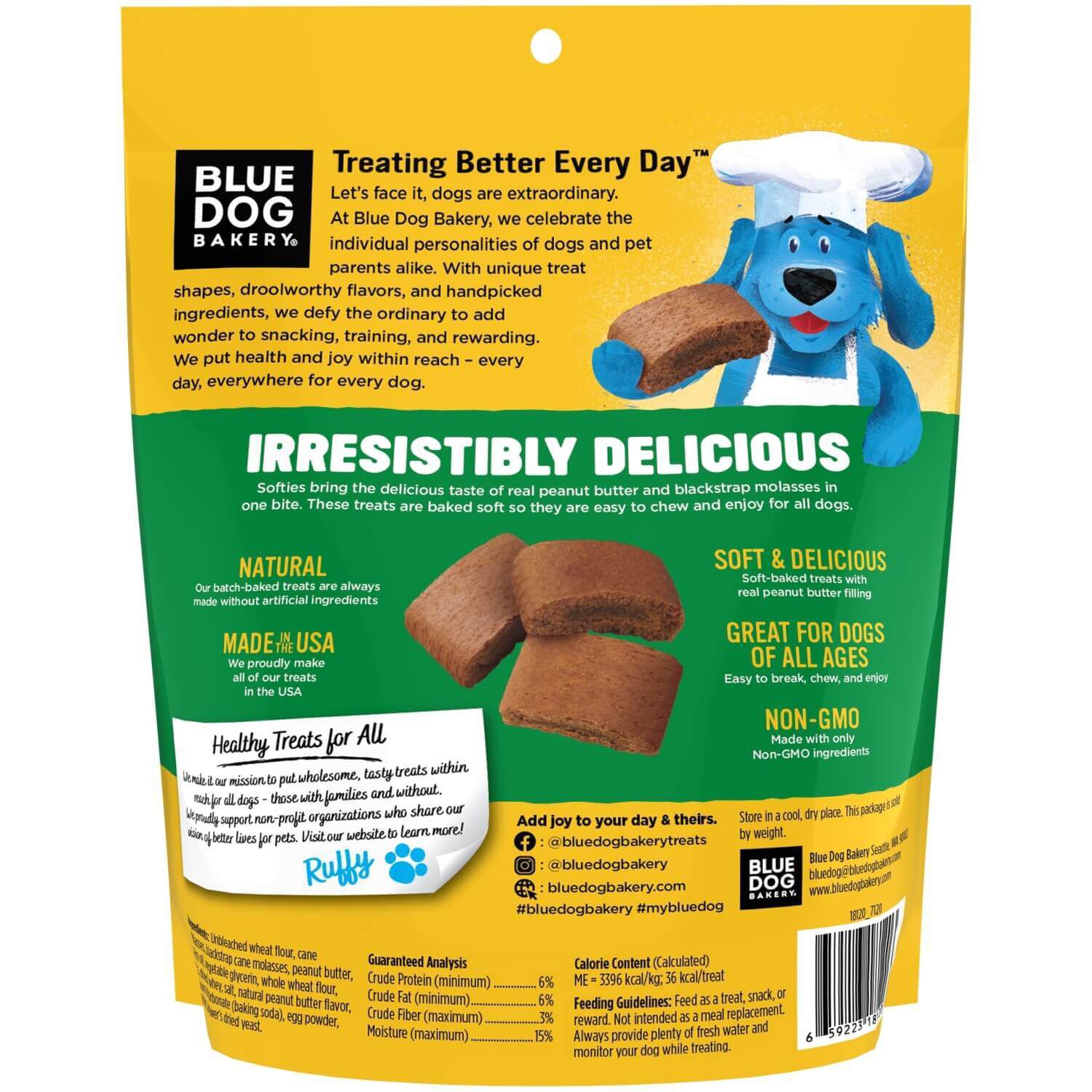 Blue dog bakery cheap peanut butter softies