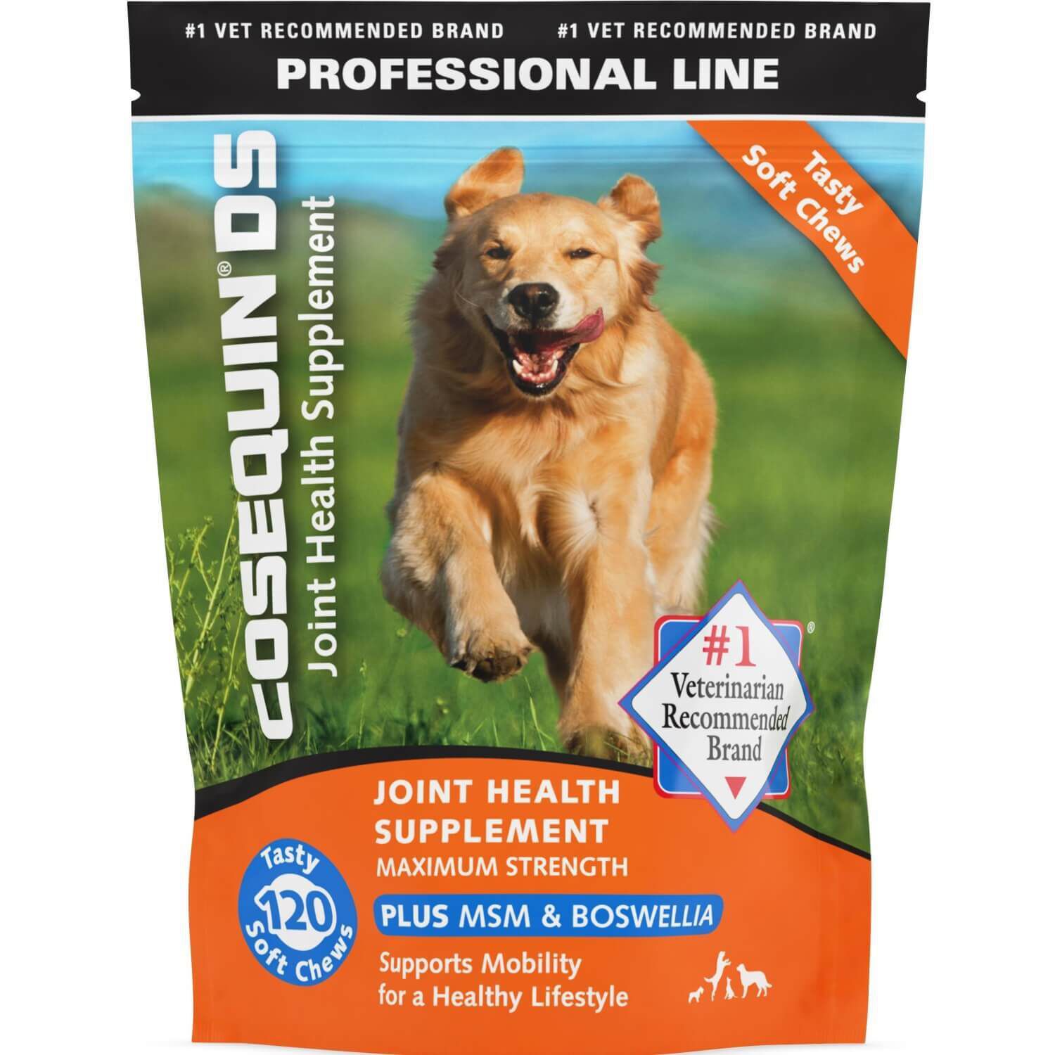 Nutramax Cosequin Joint Health Soft Chew Supplement For Dogs, 120-Count