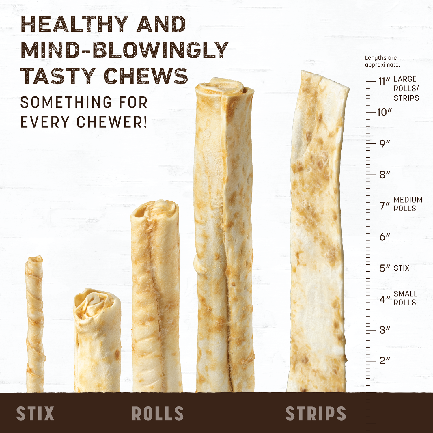 Earth Animal No-Hide Rawhide Alternative Dog & Cat Treat Stix, Cage-Free Chicken, 1-Each