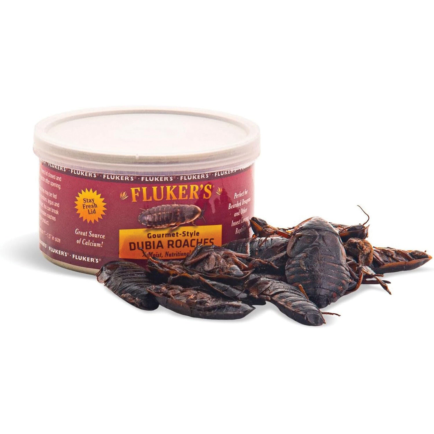 Fluker's Gourmet Canned Dubia Roaches Reptile Food