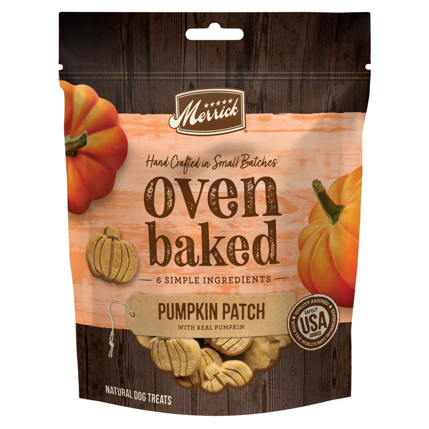 Merrick Oven Baked Pumkin Patch Crunchy Dog Treats