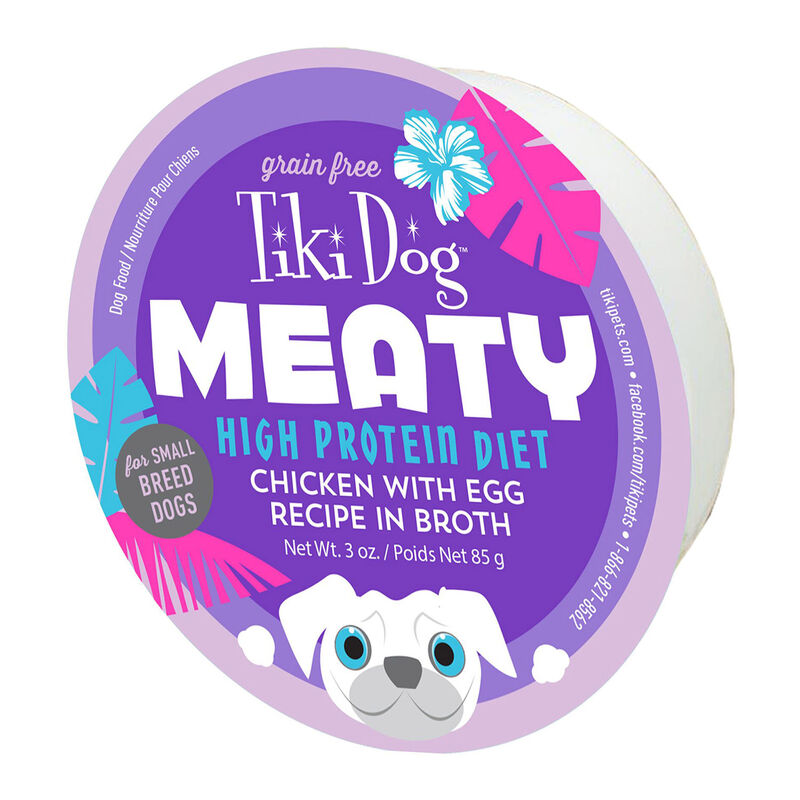 Meaty Chicken With Egg Recipe Dog Food image number 1