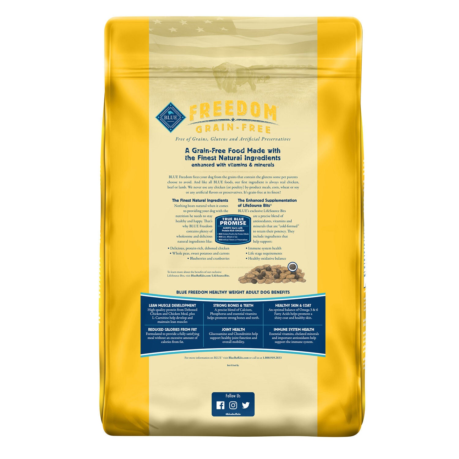 Blue Buffalo Freedom Grain Free Natural Adult Healthy Weight Dry