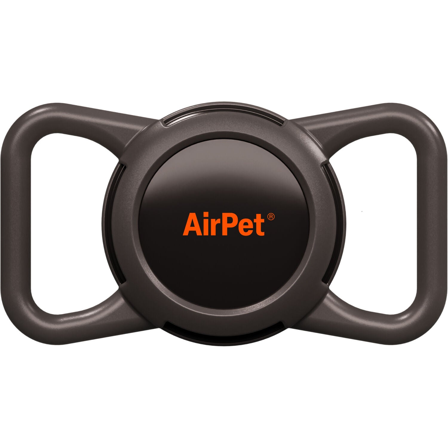 Airpet Pet Location Tag With Collar Holder Bundle For Dogs & Cats, Black