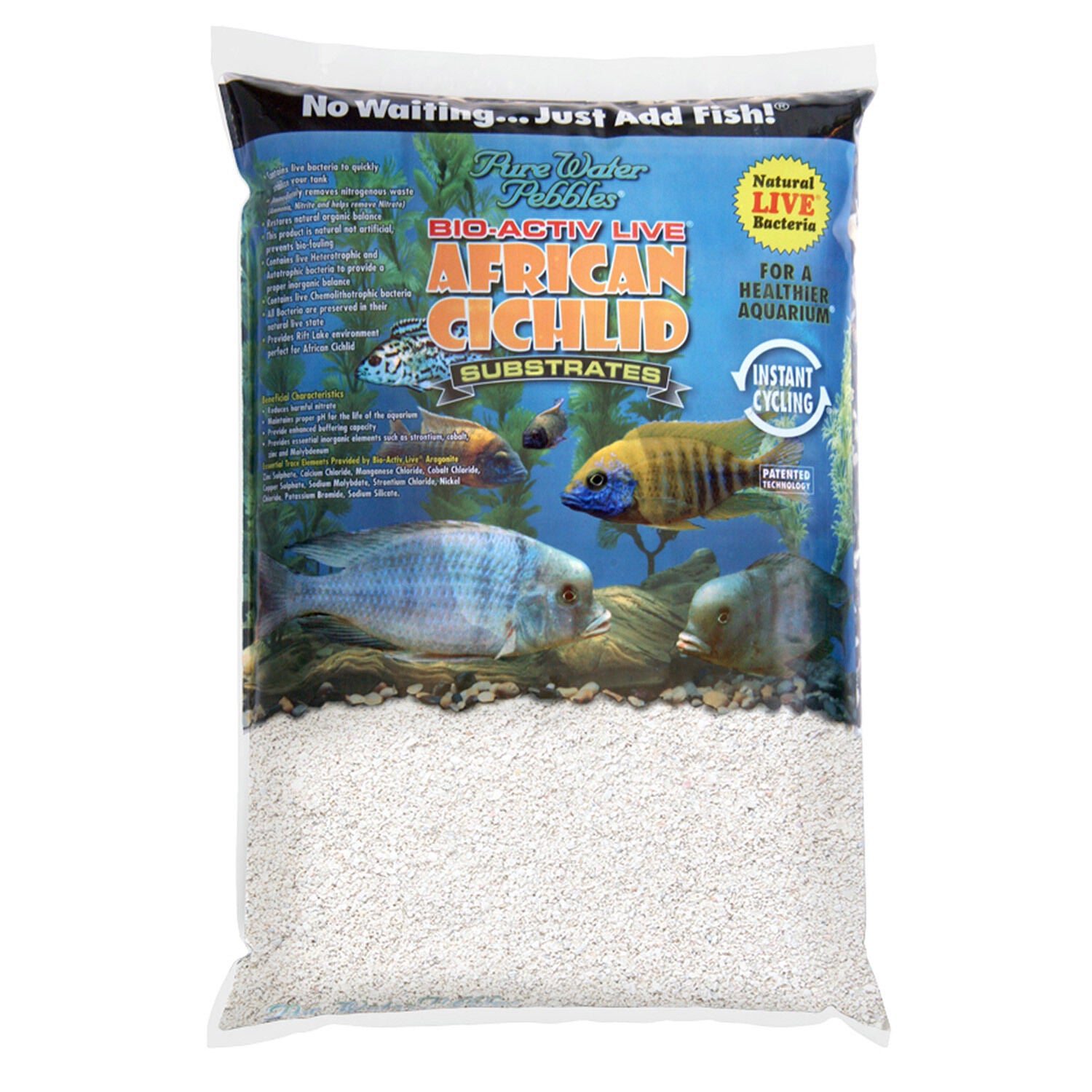 Bio-Activ Live African Cichlid Sand - White